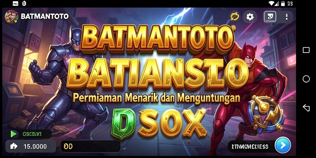 Tampilan gameplay menarik dari BATMANTOTO dengan fitur slot yang seru.