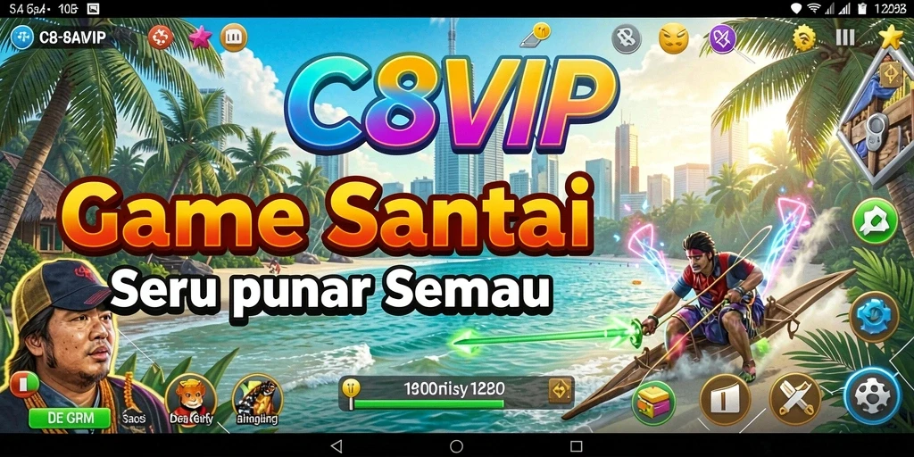 Tampilan menarik dari gameplay C8VIP yang seru dan menghibur.