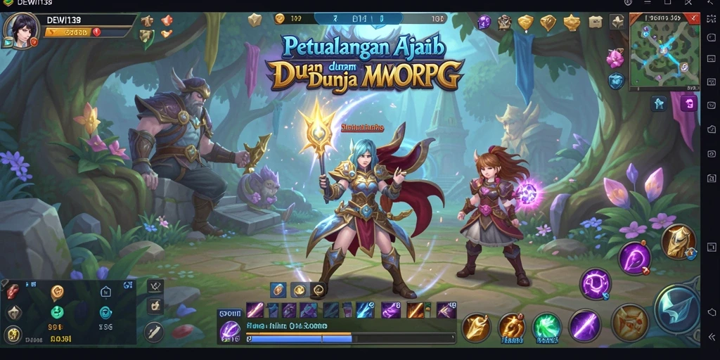 Tampilan gameplay DEWI138 yang menarik dan penuh aksi.