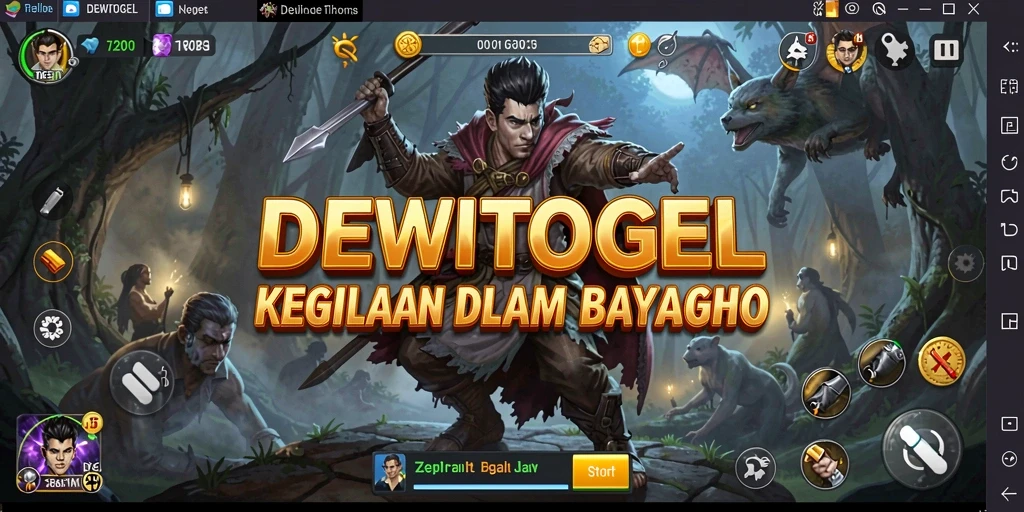 Gameplay menyeramkan DEWITOGEL dengan suasana mencekam dan visual menakutkan.