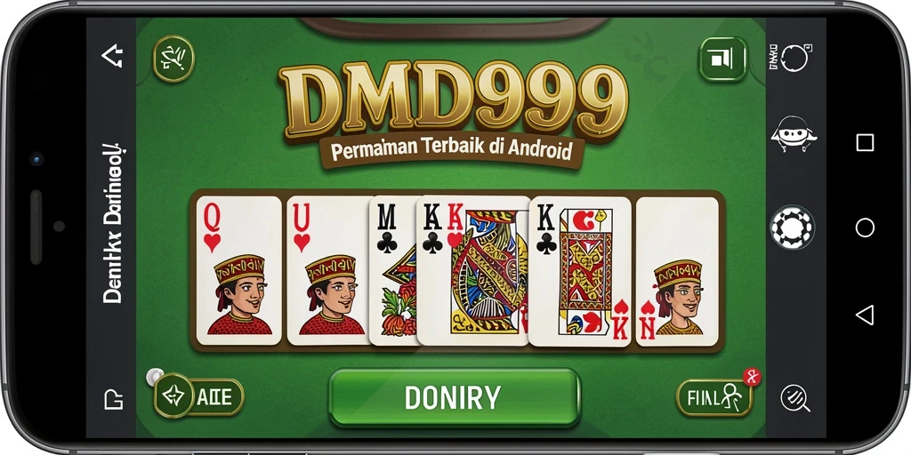 Tampilan gameplay DMD999 yang penuh aksi dan strategis dalam permainan Domino.