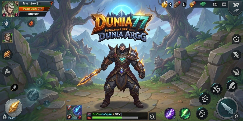 Gameplay seru dan grafis menakjubkan DUNIA77.