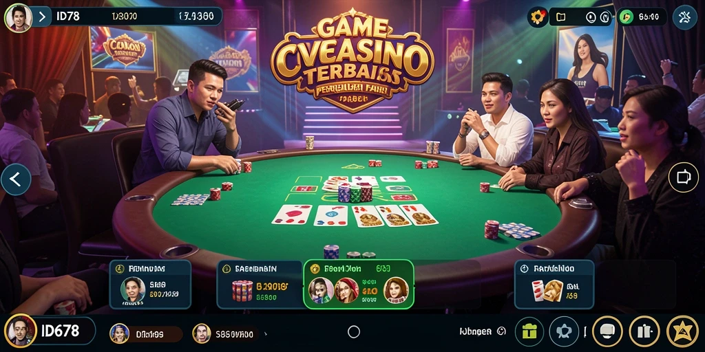 Tampilan grafis yang menarik dari permainan Live Casino ID678.