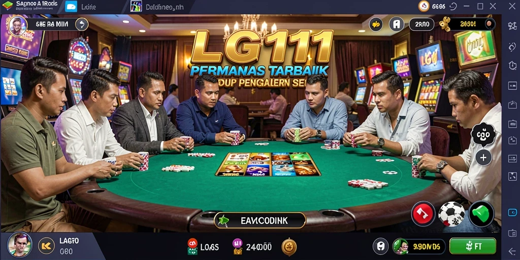 Screenshot utama LG111 menampilkan gameplay mendebarkan dengan grafis menawan.