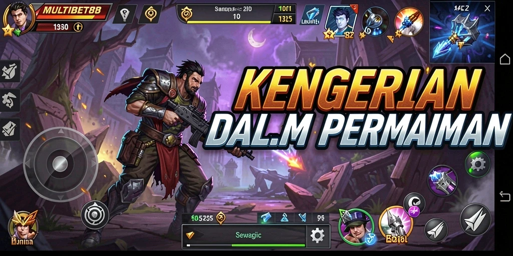 Screenshot gameplay MULTIBET88 yang menakutkan dan misterius.