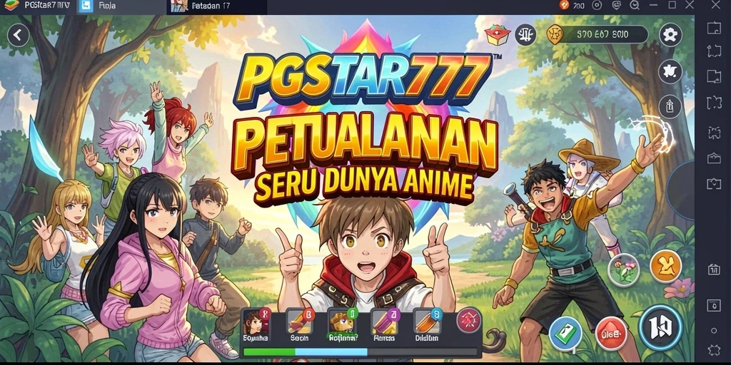 Tangkapan layar PGSTAR777 menunjukkan aksi seru dalam gameplay Anime.