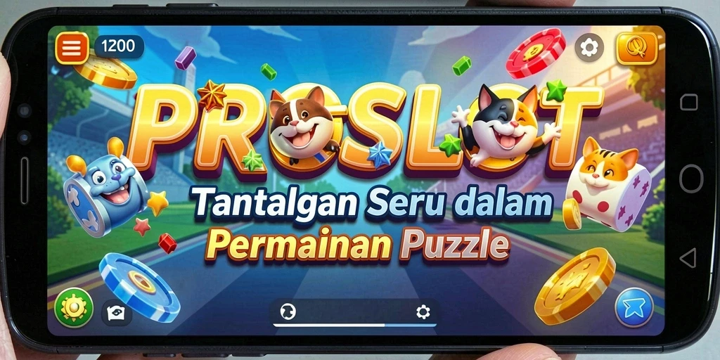Tampilan gameplay <strong>PROSLOT</strong> dengan berbagai teka-teki seru dan menantang.