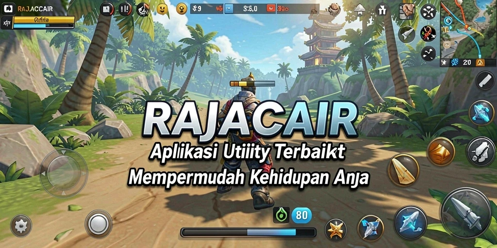 Tampilan antarmuka RAJACAIR yang bersih dan fungsional.