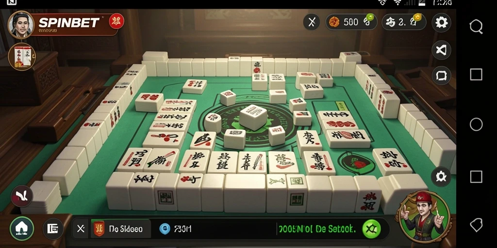 Tampilan seru gameplay SPINBET yang menantang di Mahjong.