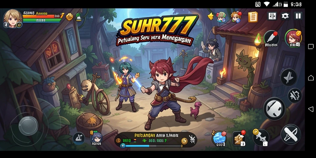 Tampilkan aksi seru dalam gameplay SUHU777 yang penuh warna.