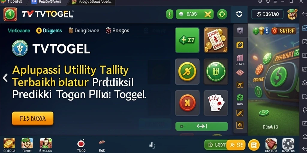 Tampilan antarmuka utama TVTOGEL yang informatif dan interaktif