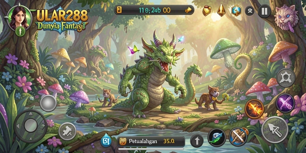 Screenshot dari gameplay ULAR288 yang menarik dan menantang.