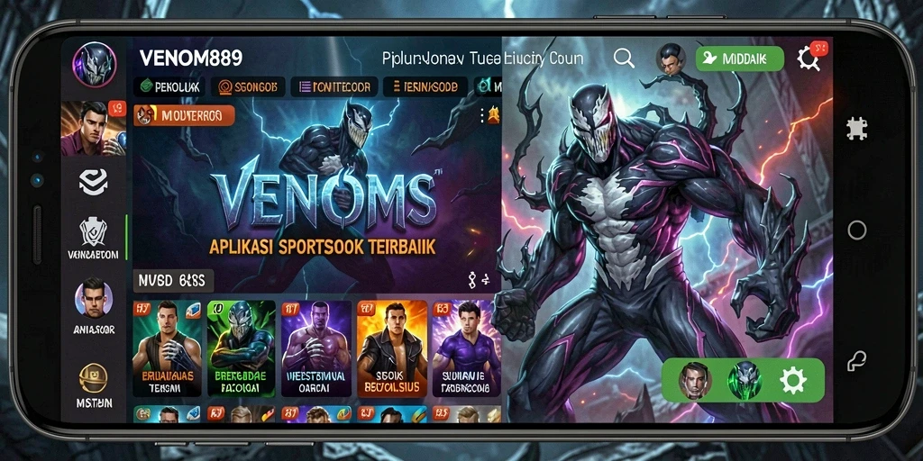 Tampilan menarik dari gameplay taruhan Sportsbook VENOM889.