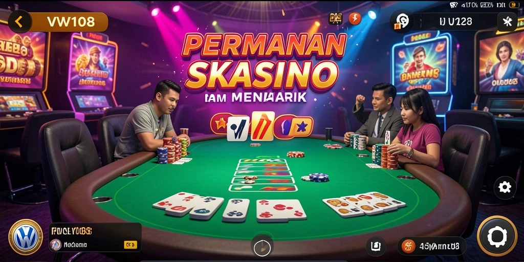 Tampilan menarik dari gameplay Kasino di VW108.