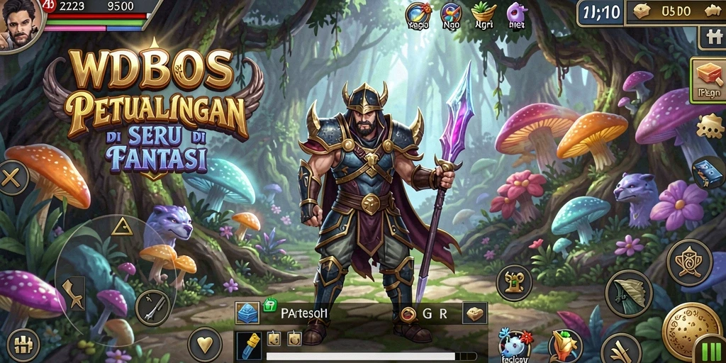 Tampilan luar biasa dari gameplay petualangan di WDBOS.